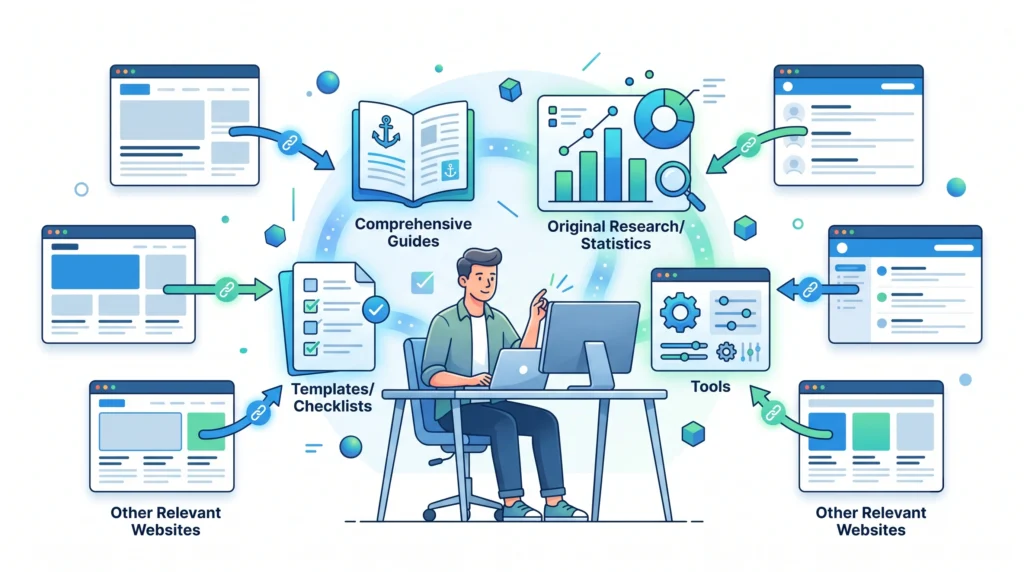 Creating valuable content that naturally attracts backlinks