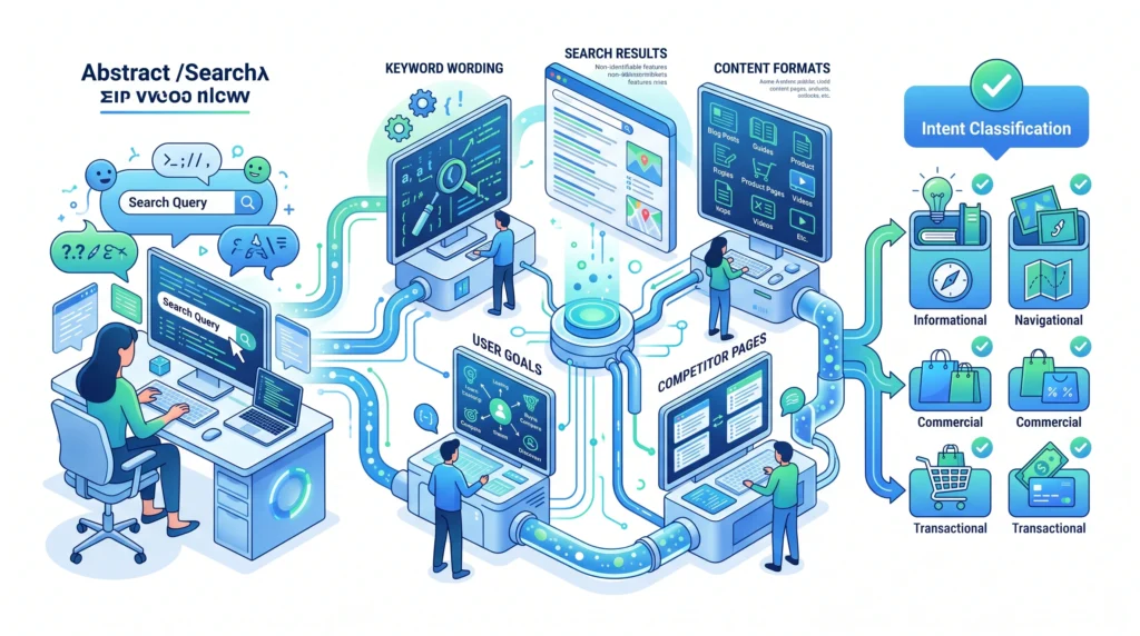 How to identify search intent by analyzing keywords search results and user needs