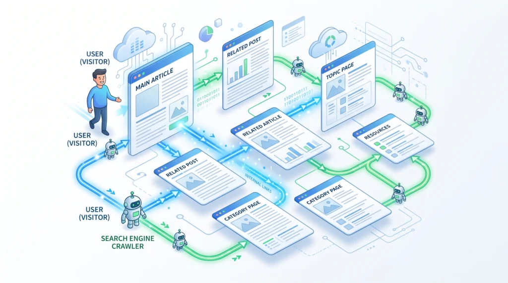 Why internal linking matters for SEO website navigation and content discovery