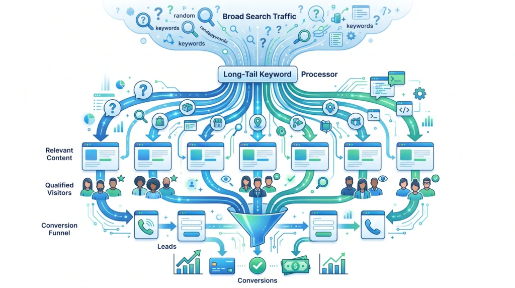 Why long-tail keywords matter for targeted SEO traffic and search intent